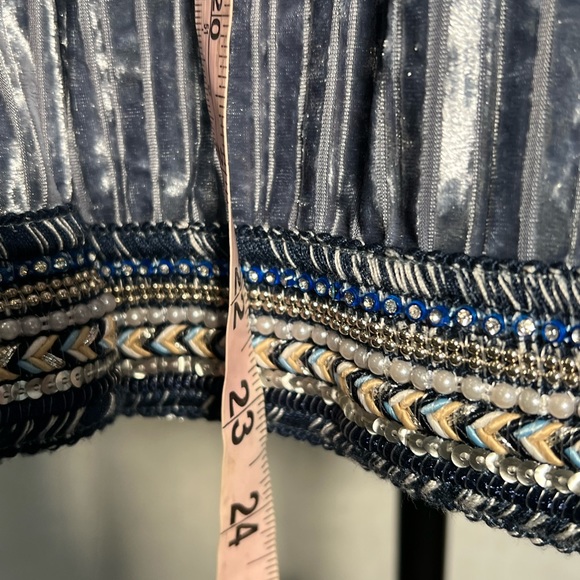 NWT Adore Blue Classy Trim Cardigan- XL - Picture 7 of 11